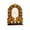 Multicolor#005, variant on Day of the Dead Photo Frames, Wooden 6.3 x 8.27 In Sugar Skull Tabletop Picture Frame with Stand, Floral 3D Artwork for Altar Display, Mexican Home Decor Enthusiasts-F
