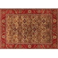 thumbnail image 1 of Ahgly Company Indoor Rectangle Oriental Orange Industrial Area Rugs, 3' x 5', 1 of 4