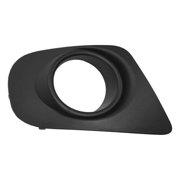 Fog Light Trim Compatible with 2011-2019 Dodge Journey Front, Left Driver Textured Black