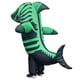 thumbnail image 3 of Disfraz Inflable De Halloween Shark Tiburón Premium Toda Ocasión Bk Disfraces  Talla Grande Modelo huesos-neon, 3 of 9