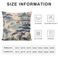 thumbnail image 5 of YINGXI  Trees House Tower Blue Throw Pillow Cover,Cushion Case Outdoor Decoration for Sofa Couch Farmhouse 12x12in, 5 of 5