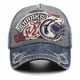 thumbnail image 3 of Gorra de béisbol de mezclilla con tiburón bordado, estilo vintage, unisex, ajustable, para el sol, 3 of 5