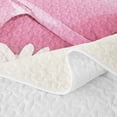 thumbnail image 5 of Homewish Cute Maltese Animal Twin Quilt Set,Pink Bow Heart Twin Coverlet Set,Daisy Floral Decor,2pcs, 5 of 7
