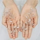 thumbnail image 5 of Minnieouse Enredadera para el cabello de boda, hermoso regalo para novias, hecha de aleación, enredaderas para el cabello de boda ligeras Ropa, zapatos y accesorios Miscelánea Oro rosa, 5 of 6