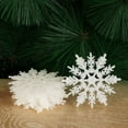 thumbnail image 6 of 12PCS Snowflake Ornaments Christmas Winter Decorations, Hanging Snowflake Decorations for Winter Wonderland Christmas Tree, 6 of 8