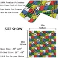 thumbnail image 3 of GZHJMY Snakes and Ladders Board Game Pattern Cloth Napkins, Set of 1 20 x 20 Inch Soft & Comfortable Polyester Dinner Napkin for Family, Restaurant, Parties, 3 of 4