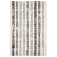 thumbnail image 2 of Abani Casa Collection Ivory Gray 5' x 8' Faded Stripes Modern Area Rug, 2 of 5