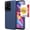 Blue, variant on TJS Phone Case for TCL K32 5G / K33 5G, with Tempered Glass Screen Protector, Slim Dual Layer Hybrid Shockproof Rugged Phone Cover (Blue)