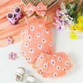 thumbnail image 4 of Birdeem Girls New Summer Two-Piece Baby Sling Strap Top Shorts Set, 4 of 12