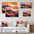 thumbnail image 4 of Designart "Rainbow Sky Over The Plains II" Cottage Landscape Canvas Print, 4 of 5