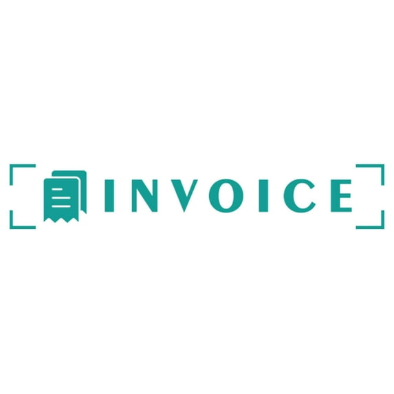 Printtoo Invoice Self Inking Rubber Stamp Pre-Inked Office Stamp- Home Office Business Stationery, Green- 42 x 9 mm