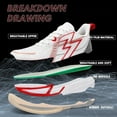 thumbnail image 2 of Bolognifi Basketball Shoes for Men Lightweight Durable for Outdoor Sports Training Matches, 2 of 6