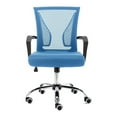 thumbnail image 1 of Modern Home Zuna Ergonomic Mesh Mid Back Office Chair, Black & Blue, 1 of 10