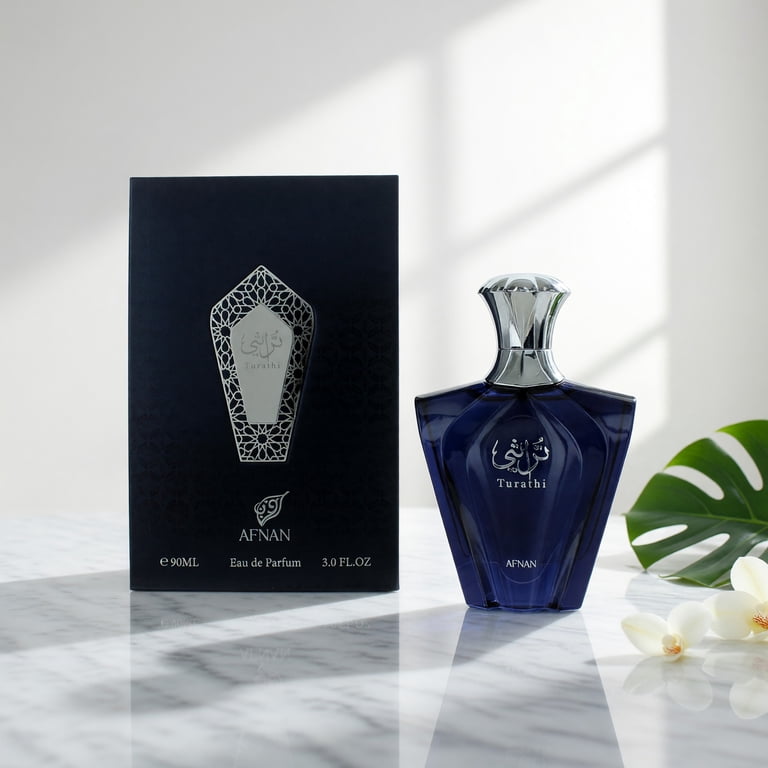 Afnan, Turathi Blue by Afnan for Men, 3 oz EDP Spray, Aromatic