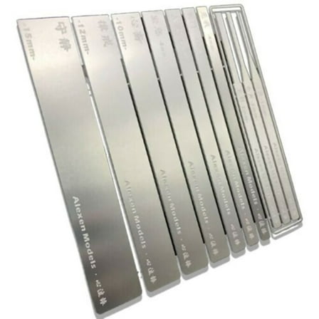 10 IN 1 Stainless Steel Sanding Rod Grinding Stick Polishing Article Hobby Grinding Tools