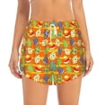 thumbnail image 2 of Goofa Easter eggs Printed Women 2 in 1 Running Shorts,Quick Dry Athletic Workout Shorts,High Waisted Athletic Shorts with Liner Pockets-Medium, 2 of 7