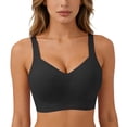 thumbnail image 5 of Hfnxid Womens Wireless Push Up Bras Plus Size No Underwire Seamless Bralettes Full Coverage Supportive T Shirt Everyday Bras 3PC, 5 of 9