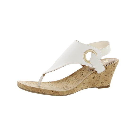 White Mountain Womens Aida Sandals Slingback Wedges