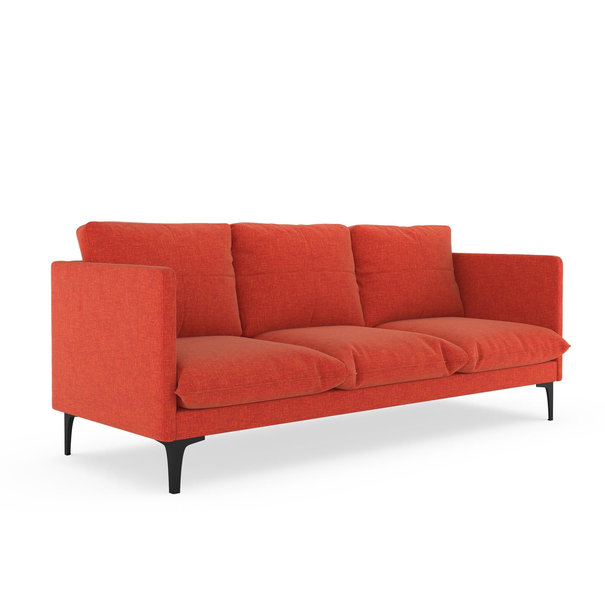 Memphis Sofa Cross Weave Cayenne