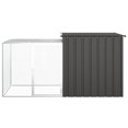 thumbnail image 2 of vidaXL Rabbit Cage Anthracite 200x91x100 cm Galvanised Steel, 2 of 4
