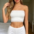 thumbnail image 2 of Summer Thin Lace‑Edge Strapless Bust Wrap Soft Stretchy Plus‑Size Wireless Bralette, 2 of 5