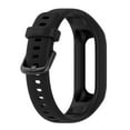 thumbnail image 3 of Watch Bands For Garmin vivosmart 5 Bracelet Integrated Strap Color Adjustable Silicone Replacement Strap for Men Women Texture Wristband Buckle Bracelet Band Case Cover, 3 of 4