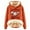 Orange, variante sur Chandail à Capuchon à Imprimé de Noël pour Femmes Demi-Glissière Court Chandail à Enfiler Femmes Chaud Femmes Chandail à Capuchon Uni Chandail pour Femmes Trouver Chandail Long Doux Chandails Leggings Chandail Fermeture Éclair Complète Manche Longue Orange G