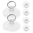thumbnail image 1 of 6 ventosas de vidrio transparente con llavero de metal para colgar decoraciones, ganchos de vacío para ventanas, cocina, baño, paredes de oficina, 1 of 4