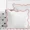 Red Border, variant on 400TC Cotton Scallop Embroidery Sateen Solid Euro Sham