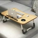 thumbnail image 5 of Mesa de cama para computadora portátil, para bandeja de servicio, soporte para computadora portátil, mesa de lectura, portátil estable, bandeja de cama con ranura para tazas, mesa multifunción Namotu MZQ-0019-1, 5 of 6