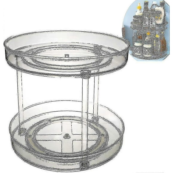 Turntable Cupboard Organizer, Turntable Storage Chumian
