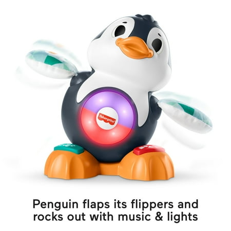 Fisher-Price Linkimals Cool Beats Penguin Baby & Toddler Learning Toy with Music & Lights