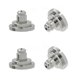 thumbnail image 1 of 4Pcs Earring Backs Replacements Hypoallergenic Secure Earrings Backings Clips Large Locking Earrings Ornament Back Clips Silver, 1 of 5