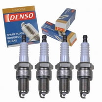 4 pc DENSO 3212 Standard U-Groove Spark Plugs for 09482-00285 18811-11061 1881111061 18822-11091 1882211091 19250976 22401 AA120 22401-P8316 4106 117 5613940 8-25109-199-0 8-94120-562-0 8-94217-232-0