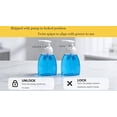 thumbnail image 3 of 2-Pack Foaming Soap Dispenser Pump Bottles,Foam Hand Soap Dispenser with Refillable Plastic Container for Shampoo for Bathroom & Kitchen-Clear,8 oz(250ml), 3 of 3