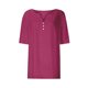 thumbnail image 3 of Camiseta de Manga Corta de Cuello en V de Color Sólido Suelto, Poliéster Suave Spandex para el Yoga, el Gimnasio Y el Uso Diario Del Ocio, 3 of 4