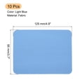 thumbnail image 2 of Parches de tela termoadhesivos Uxcell Azul claro 4.9"x3.7" para ropa Paquete de 10, 2 of 6