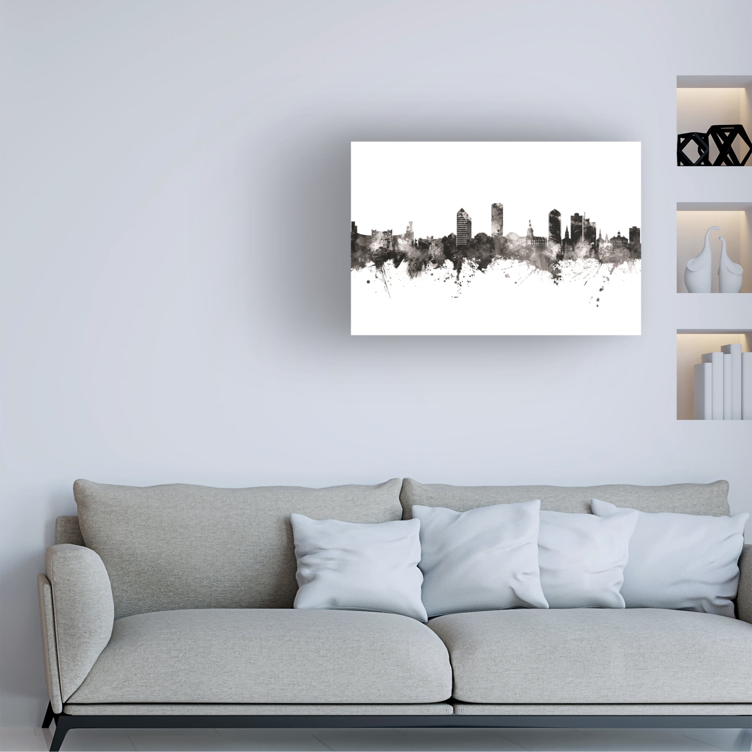 Michael Tompsett 'Tallahassee Florida Skyline' Canvas Art