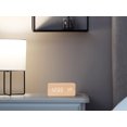 thumbnail image 2 of LED Display Wireless Charging Wooden Alarm Clock -Qi Phone Charger - Linsar, 2 of 2