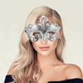thumbnail image 5 of Unique Bargains 1 Pc Eagle King Party Mask Silver Tone Plastic, 5 of 5
