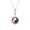 Purple, variant on yami 10-11mm Blue Cultured Pearl Necklace 925 Sterling Silver 18+2In Pearl Jewelry Gift for Women