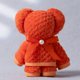 thumbnail image 5 of Toalla de oso de regalo Preciosa toalla de terciopelo con corales de oso Caja de regalo Una toalla, 5 of 6