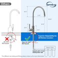 thumbnail image 4 of Water Filter Purifier Faucet European Style, Non Air Gap, Brushed Nickel Finish, 4 of 7