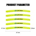 thumbnail image 3 of Car Styling 5pcs Vinyl PVC Reflective Wheel Rim Sticker Decals For Range Rover Evoque Defender Discovery Freelander 5pcs, 3 of 6