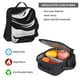 thumbnail image 5 of Balery Abstract Black White Swirls Mochila escolar 3 en 1 para niños: mochila resistente con lonchera térmica y estuche para lápices. Mochila escolar para niños y niñas., 5 of 7