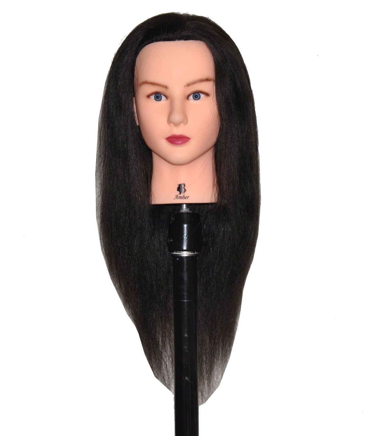 Bellrino 18 - 19 " Cosmetology Mannequin Manikin Training Head with Human Hair - Tina