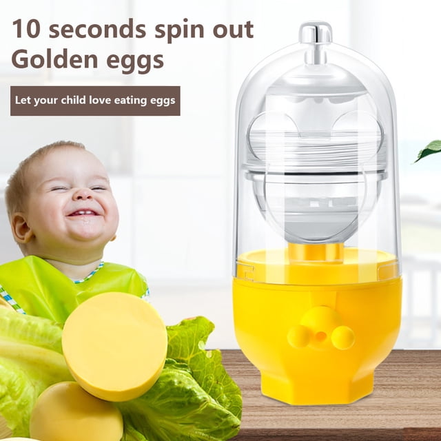 Plastic Egg Scrambler Handheld Removable Washable Scrambled Eggs Maker Indoor Kitchen Restaurant White Yolk Mixing Tools