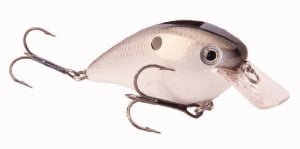 FISH KDS Custom RC 1.5 Square Bill Crankbait W Rattles Pearl Threadfin Shad 