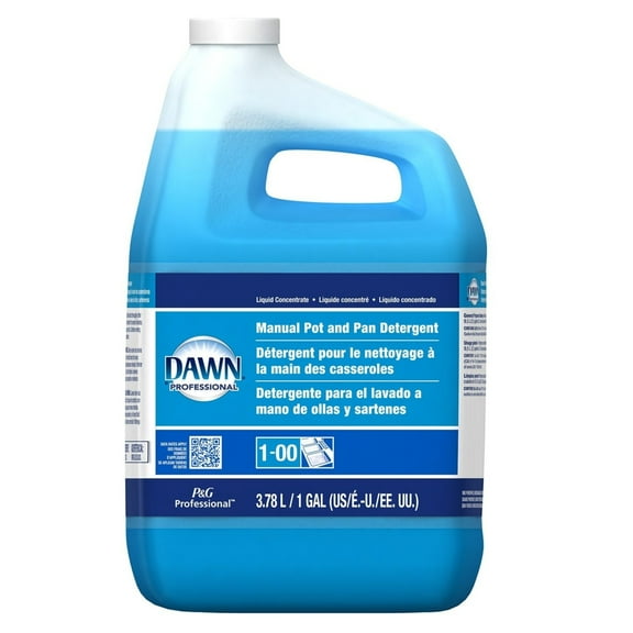 Dawn Professional Concentrated Formula Dish Detergent Liquid, Original, 128 fl oz