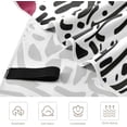 thumbnail image 3 of Lips and Leopard Spots Beach Towel 31" x 71", Quick Dry Bath Towel Super Absorbent Lightweight Travel Towel for Beach Yoga Swim Sport Camping Holiday, 3 of 7
